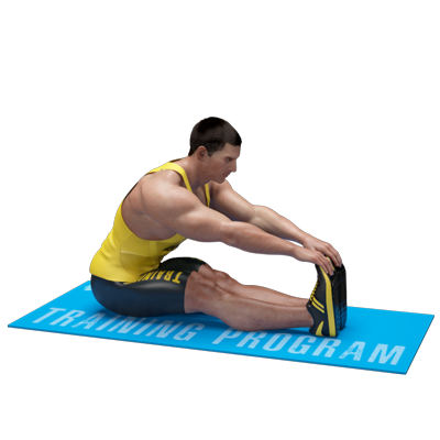 Esercizio Stretching femorali flessione anca App Allenamento Palestre